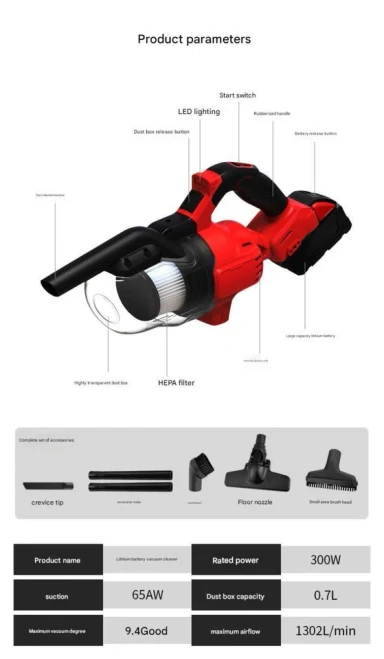 M18 18V Lithium‑Ion Cordless Compact Vacuum – Bare Tool