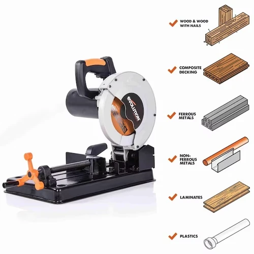 Evolution 7-1/4" 10 Amp Multi-Material Chop saw