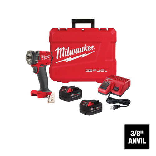 Milwaukee M18 FUEL™ 3/8 " Compact Impact Wrench w/ Friction Ring Kit 2854-22R