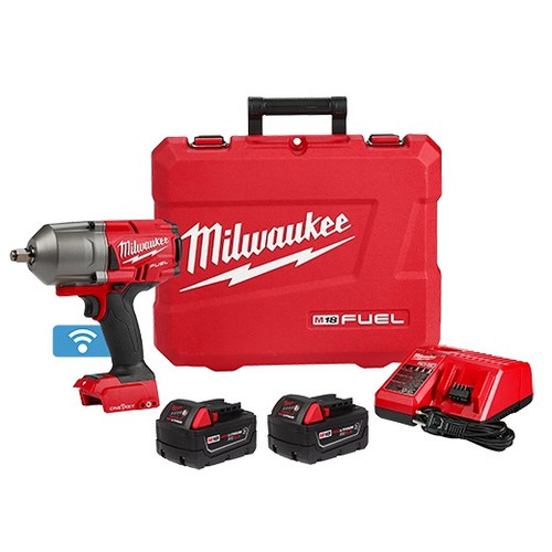 Milwaukee M18 FUEL™ w/ ONE-KEY™ High Torque Impact Wrench 1/2" Friction Ring Kit 2863-22R