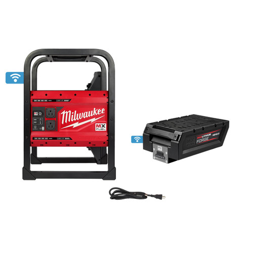 Milwaukee MX FUEL™ CARRY-ON™ 3600W/1800W Power Supply and Charger with MX FUEL™ REDLITHIUM™ FORGE™ HD12.0 MXF002-1HD812