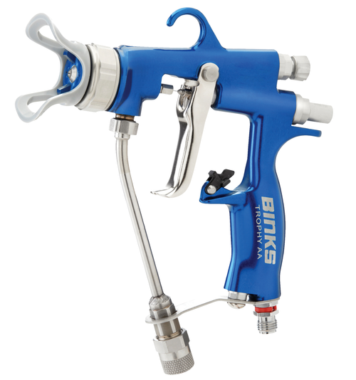 Binks AA4400M HVLP FLAT TIP Gun - 0909-4400-HF0000