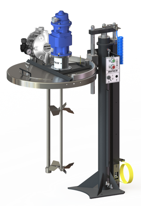 Binks 250L Elevator, RH Ctrls, PN Agit, DX200SN-1 & Return TUBE - DE-10DL15ND-04