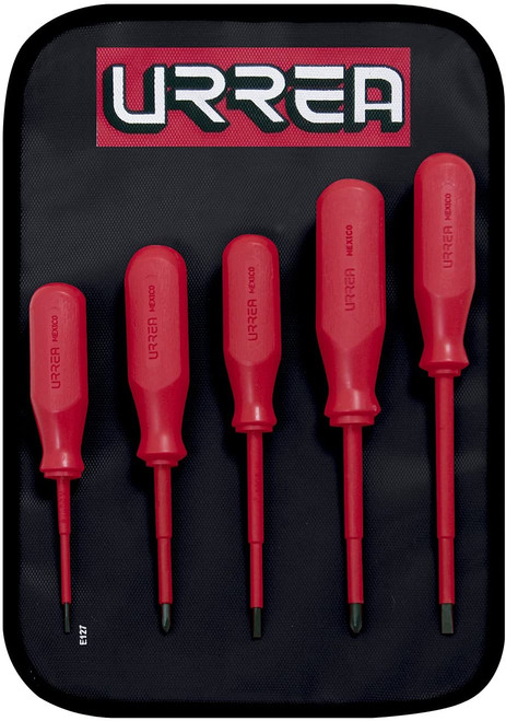 1000-Volt Screwdriver Set 3, 4, 5 in. Standard #1, 2 Phillips, 5 PC (9700C)