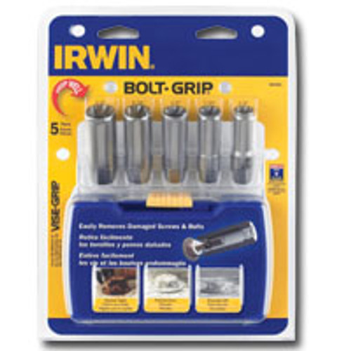 IRWIN 5pc Bolt-Grip Nut and Bolt Remover 3094001