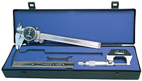 Measuring Set - Caliper, Micrometer and Ruler 72-004-000