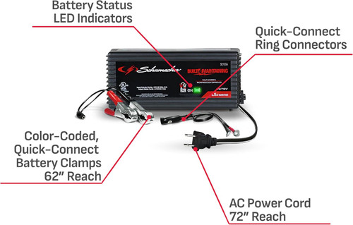 6/12V, 1.5A Battery Charger, 120VAC SC1355
