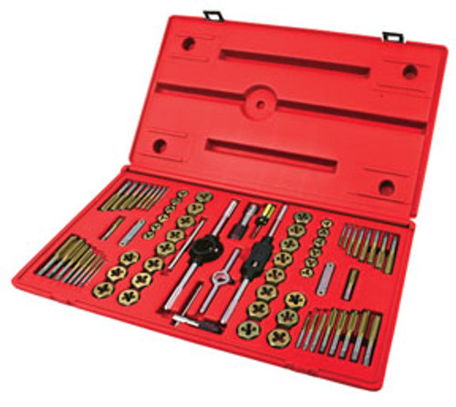 76 pc. Machine Screw, Fractional & Metric Tap & Die Set ATD-276