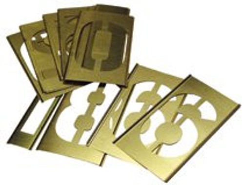 2" NUMBER SET 15PC 10011