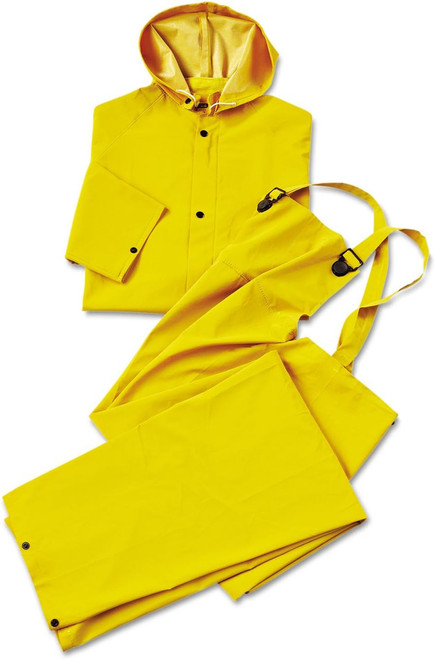ANCHOR 35 MIL 3 PIECE RAIN SUIT PVC/POLYESTER-Size: 5XL