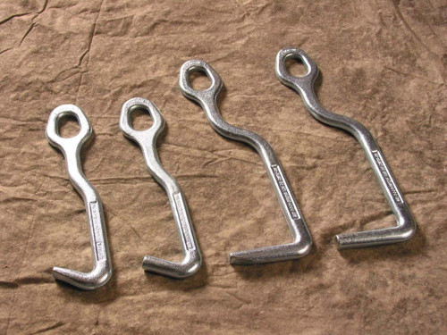 4 Piece Fixed Head Sheet Metal Hook Set