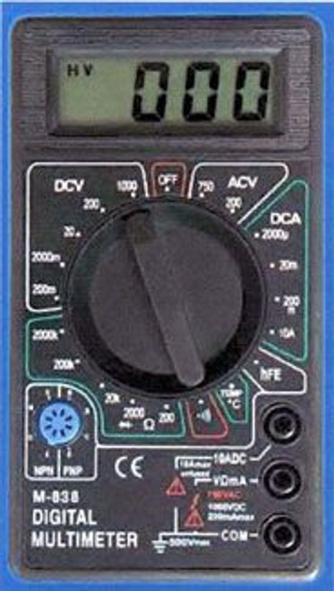Digital Multi-Meter with Temperature DT838 Digital Multi-Meter with Temperature DT838