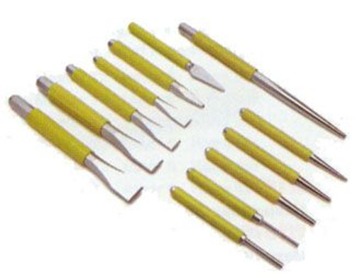 12 PC Chisel  and  Punch Set