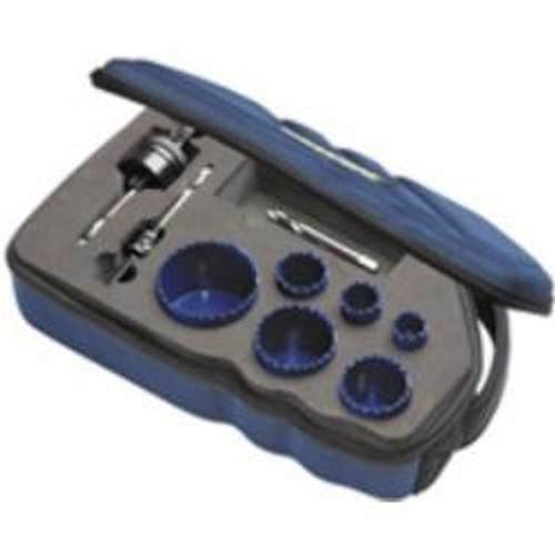 Irwin 3073002 Plumber's 9pc Bi-Metal Hole Saw Kit