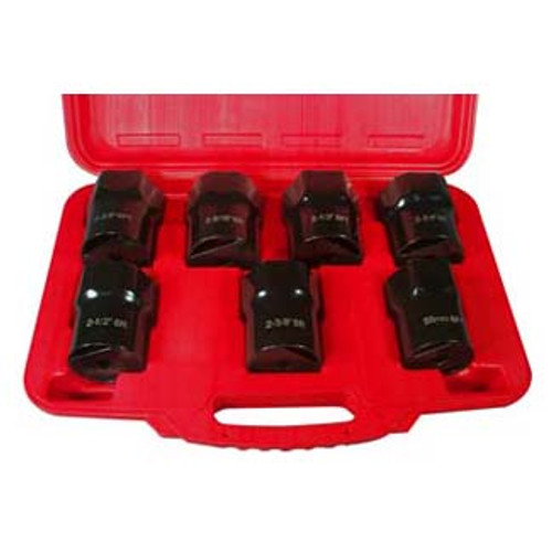 1/2 in  Dr. 7pc. Bearing Locknut Socket Set