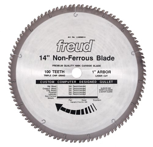 14 inch carbide metal cutting blade