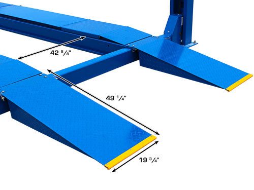 Atlas? 14KOF-EXT Garage Pro Open Front 4 Post Alignment Lift (COMMERCIAL GRADE,E