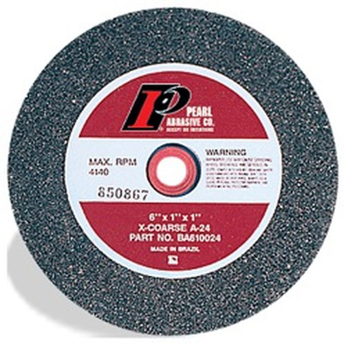 AO Bench Grinding Wheels for Metal, 10" x 1" x 1-1/4", Type 1 Shape A60