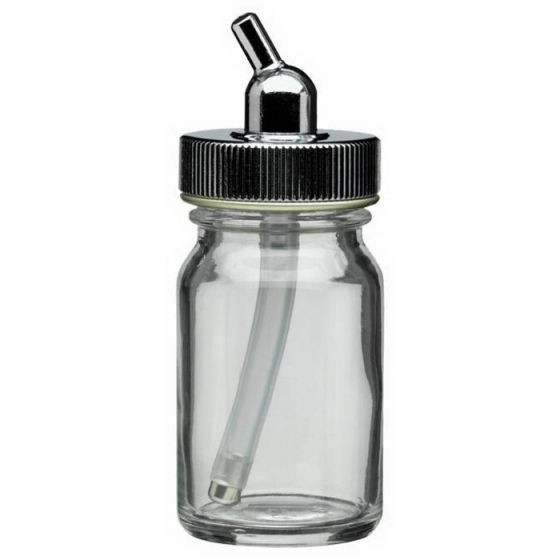 ANEST IWATA 4042 Bottle with Adapter Cap, 3/4 oz, Use With All Siphon