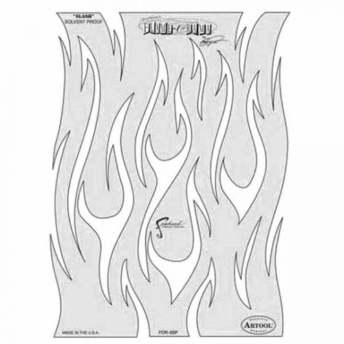 Printable Flame Airbrush Stencils Templates  Free stencils printables,  Printable stencil patterns, Stencils printables templates