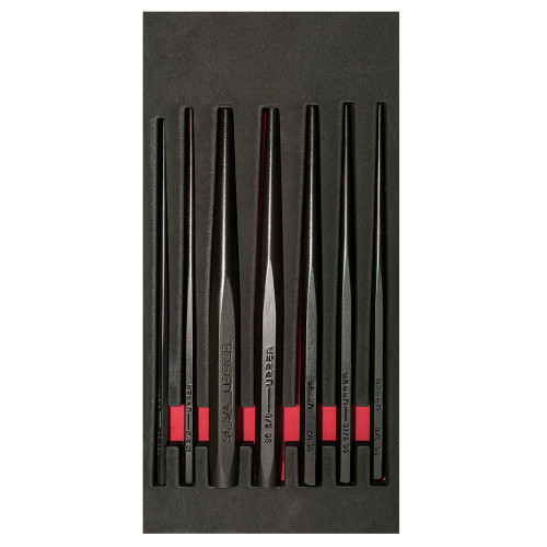 URREA 7 pc CHISEL, PUNCH AND DRIFT PIN SETS CH124
