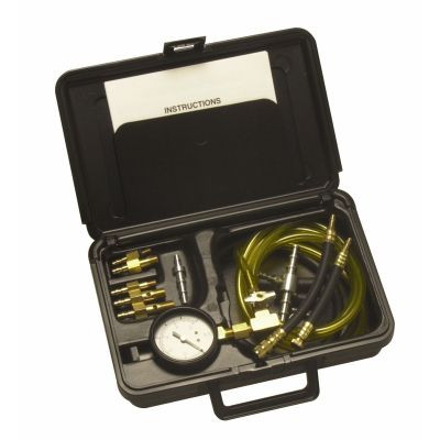 Fuel Injection Porta Test Unit Multi-Port Fuel Injector Pressure Tester System with Quick Couplers for ...