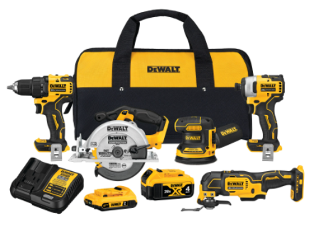 DeWalt 20V MAX 5-Tool Combo Kit (DCK560D1M1)