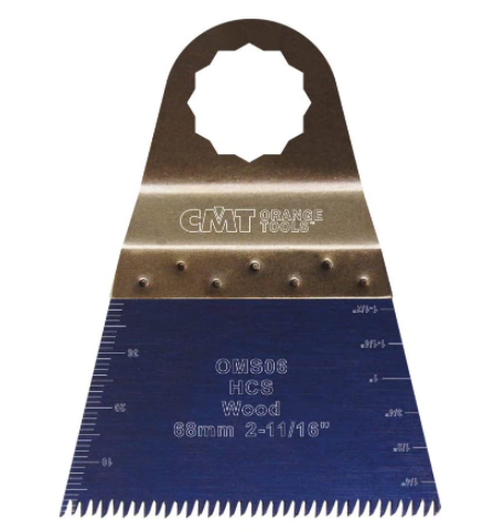 CMT Japanese Tooth Oscillating Tool Blade - Precision Wood Cutting Multicutter Attachment