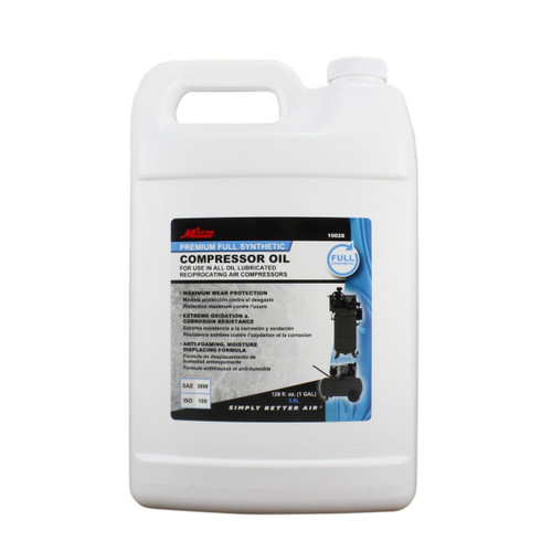 Milton Premium Full Synthetic Air Compressor Oil (SAE 30W, ISO 100), 1 ...