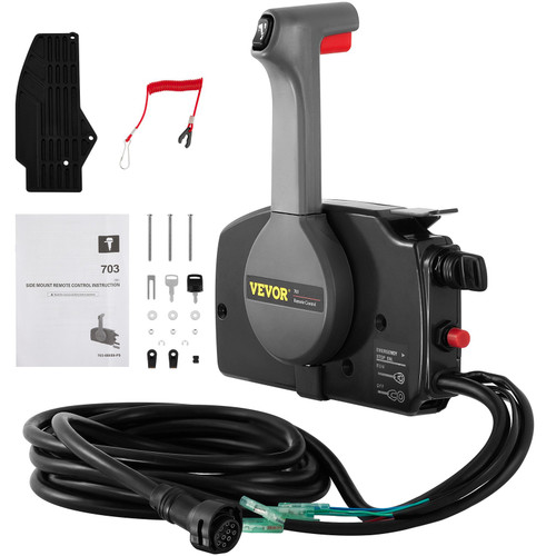 For Yamaha Outboard Remote Control Box +10 Pin Cable 703-48207