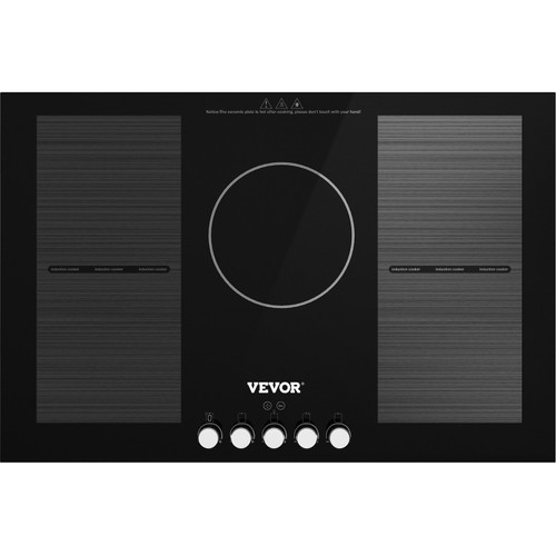 Builtin Induction Cooktop, 30 inch 5 Burners, 220V Ceramic Glass
