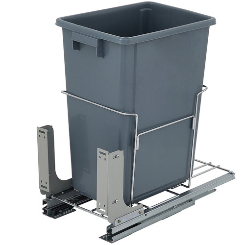 PullOut Trash Can, 37Qt Single Bin, Under Mount Kitchen Waste