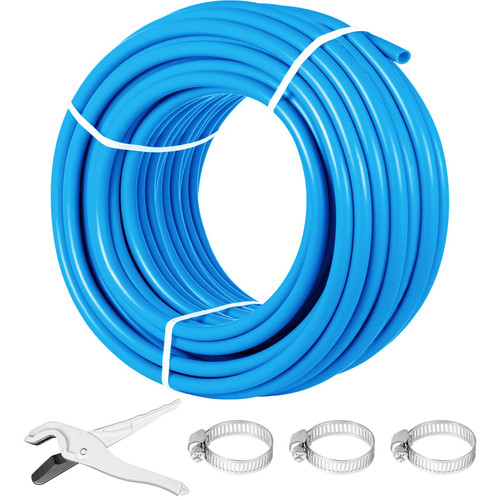 Pex Tubing, 1" Pex Pipe 300ft Flexible Pex Hose Non Oxygen Barrier Pex