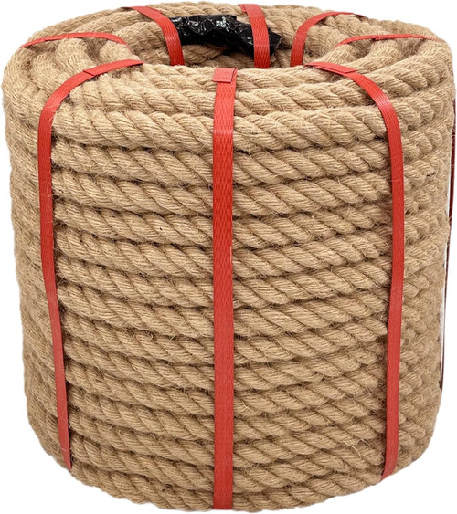 Hemp Rope Back Natural Hemp Rope 3/4 in X 150 Ft Twisted Manila Rope 3/4 inch Thick ...