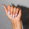 Plant Based French Lavender Stiletto Nail