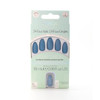 Plant Based Blue Matte Stiletto Nail