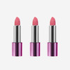 3 Pack Luscious Satin Longwear Lipstick Candy Blush