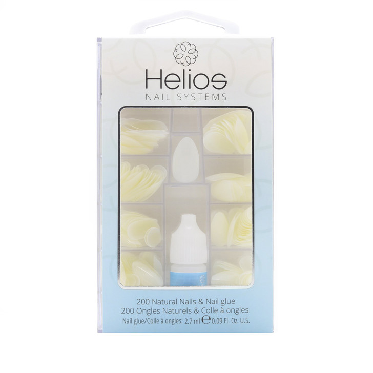 Helios Artificial Nails 200 Pieces Pack - Square