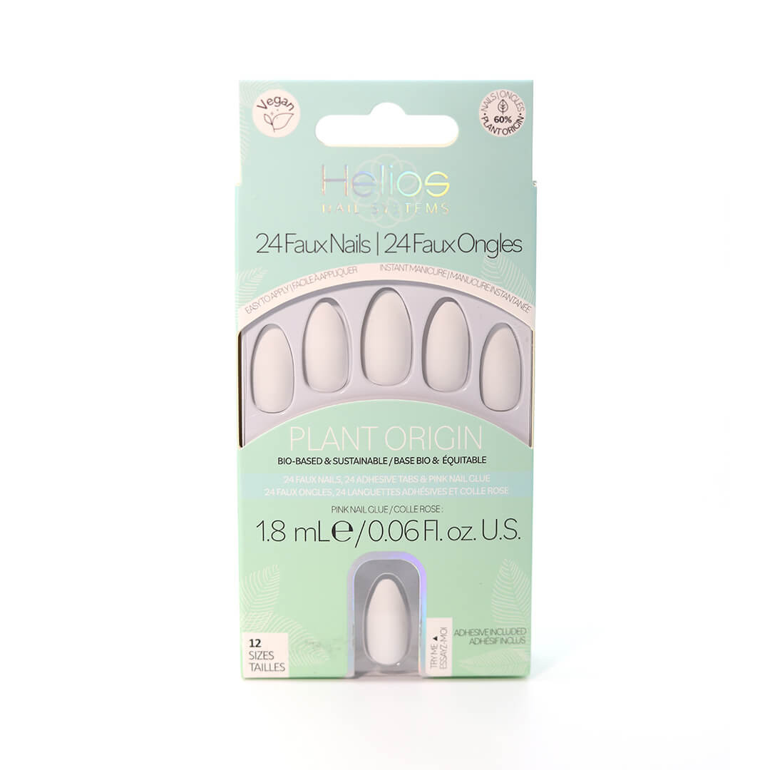 Plant Based White Matte Stiletto Nail