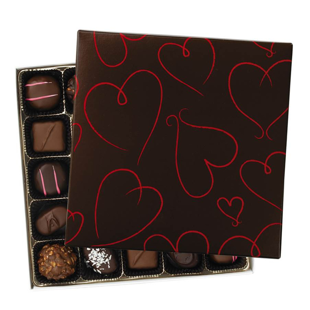 Chocolates & Pralines Sweetheart Box, 20 Piece