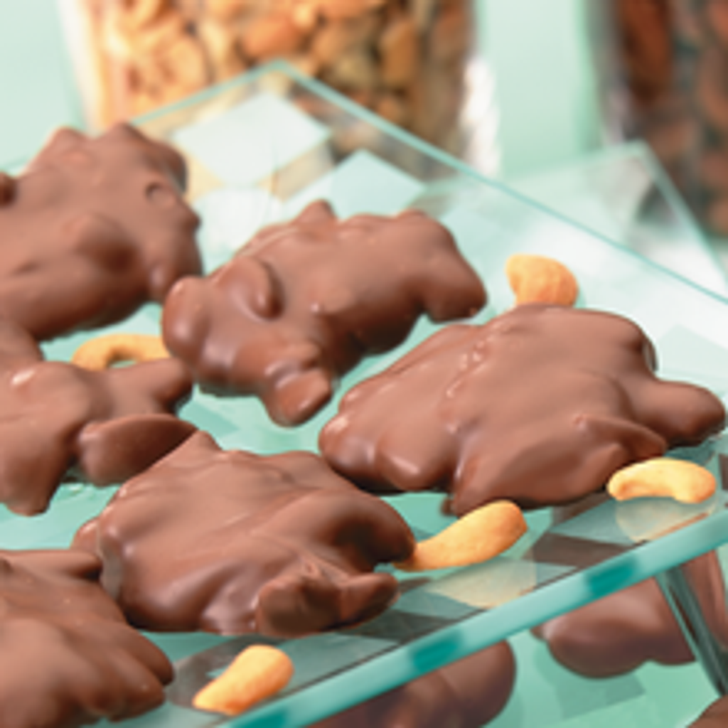Chocolate Cashews & Caramel Covered in Milk Chocolate "Cashew Critters" 11 oz