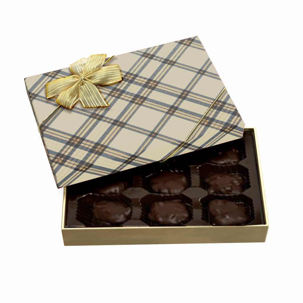 Dark Chocolate Longhorns Decorative Box - 9 Piece