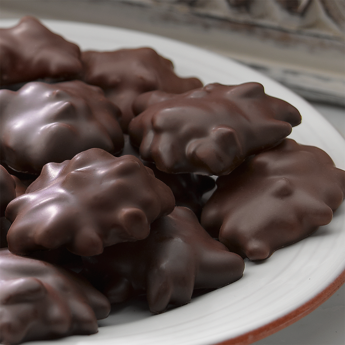 2 Piece Dark Chocolate Longhorns | Case of 48| Lammes Candies
