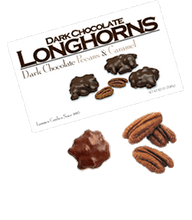 Dark Chocolate Longhorns; 15 Pieces