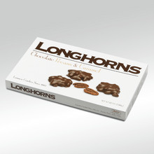 Longhorns Gift Box - Pecan, Milk Chocolate, Caramel 24oz - Pack of 6