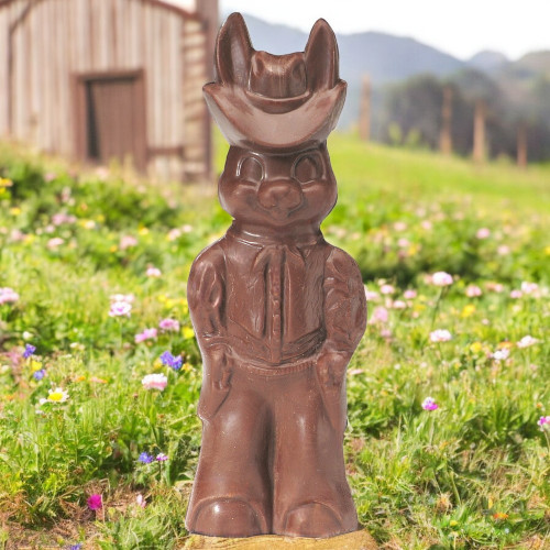 Pistol Pete Chocolate Bunny