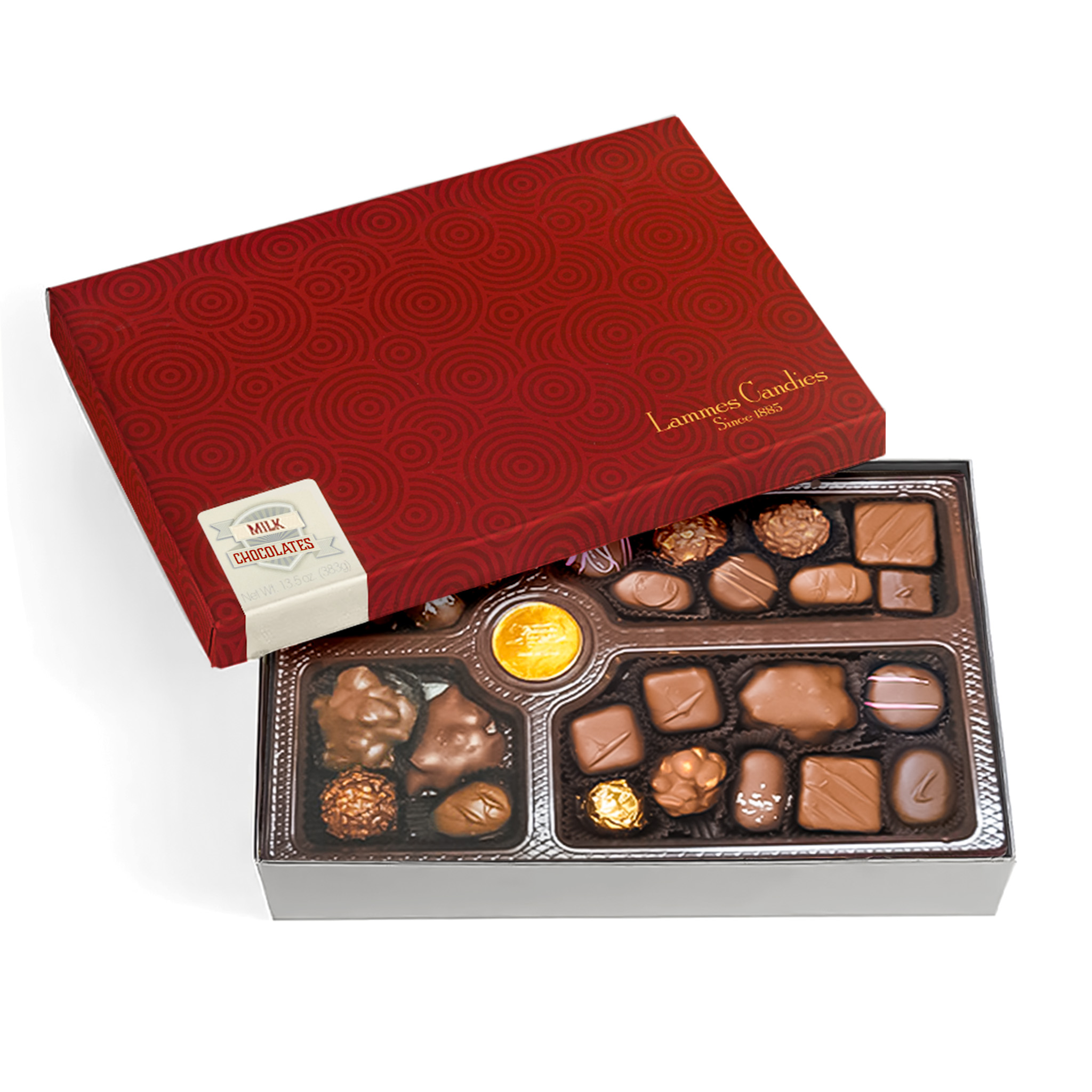 (A&W × Chocolate Jesus) AWCJ B&D Cushion Assorted Milk Chocolates with Nuts and Creams - 24 pcs