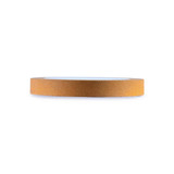 A cork wireless charger featuring a smooth, round design in a natural cork colour with a logo on the base.