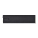A sleek black case designed for the Napier Deluxe Pen, featuring a simple and elegant design.