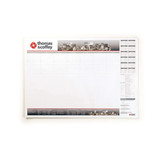 A3 notepad with 25 leaves, featuring a white background and branding at the bottom. A3 notepad with 25 leaves, featuring a white background and branding at the bottom.